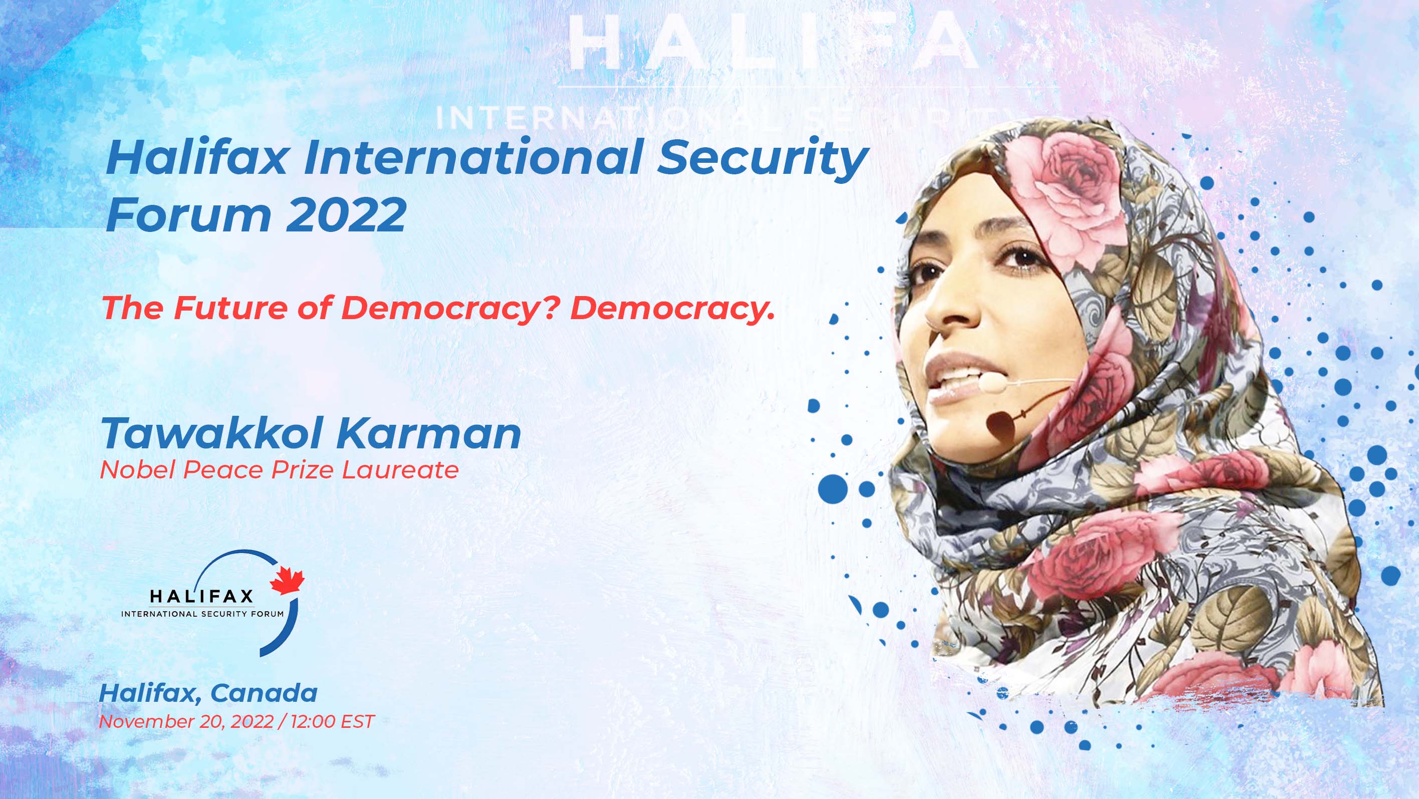 Nobel laureate to join Canada’s 2022 Halifax International Security Forum